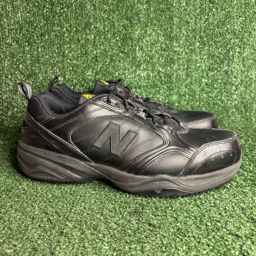 New Balance 627 Industrial Steel Toe Work Shoes Black Mens Sz 9.5 4E Extra Wide‎